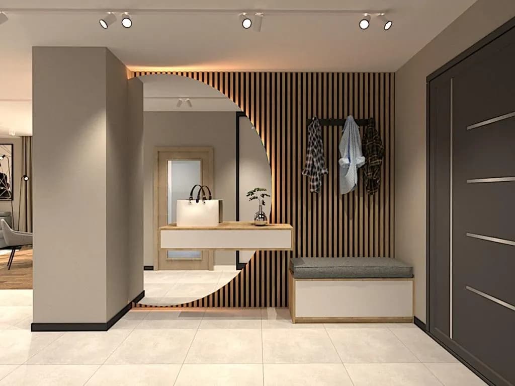 Przedpokój: Jakie wykończenie ścian wybrać? Trendy i trwałość