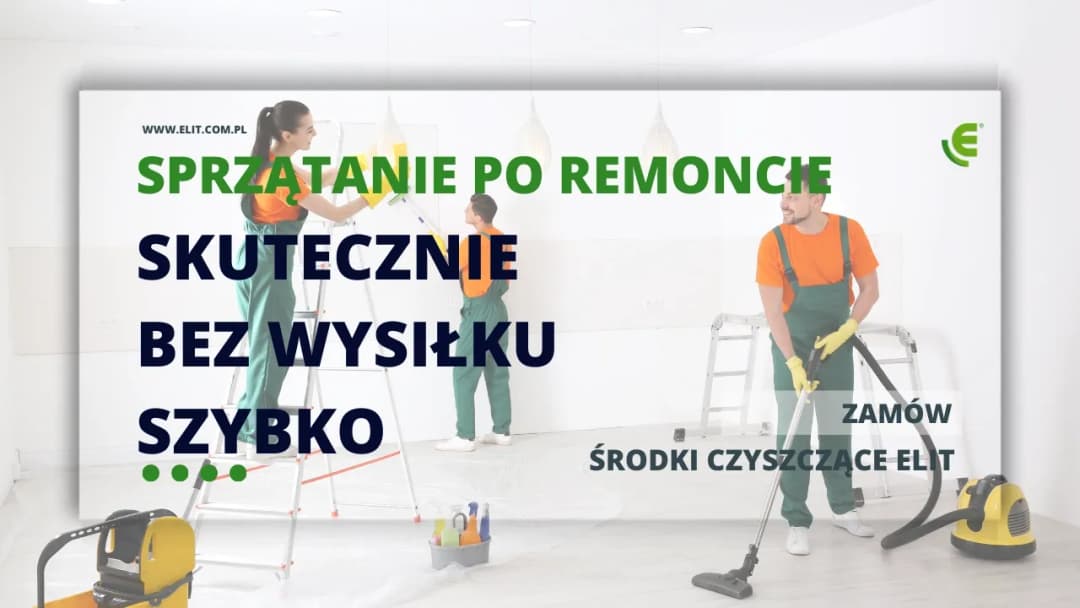 Sprzątanie po remoncie: Usuń pył budowlany jak profesjonalista!